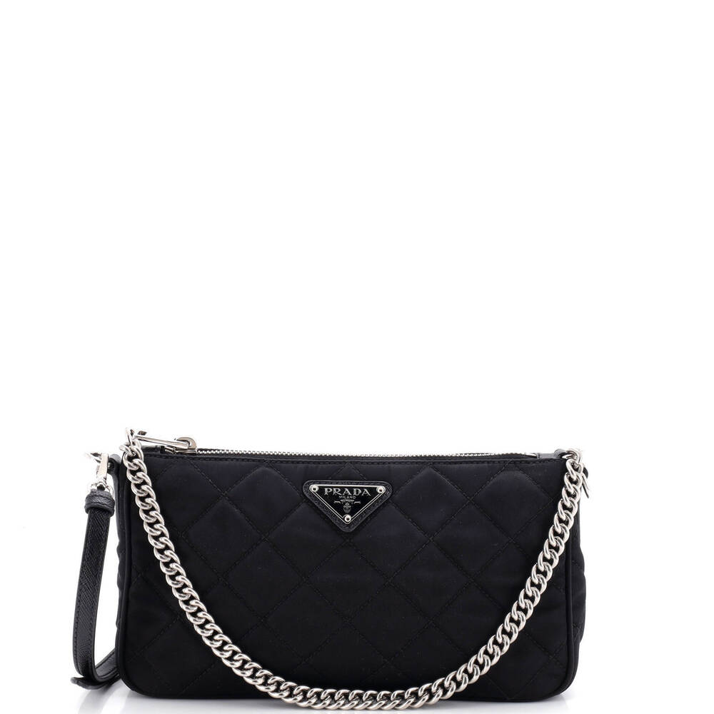 Prada Small Chain Zip Shoulder Bag